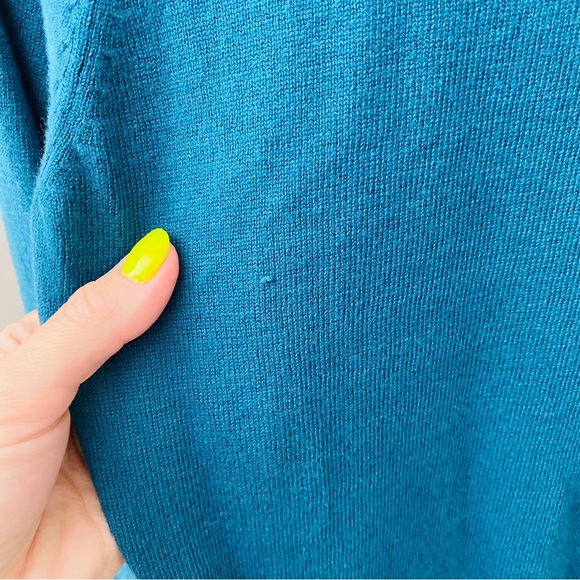 Mossimo Supply Co. Button Up Cardigan Blue/Green Sz Medium - Picture 9 of 9